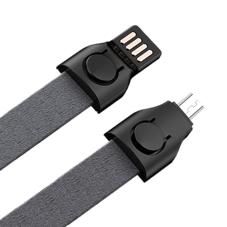 TOTUDESIGN BMA-023 Cloth Series Hanging Rope Style 85CM 2.1A Micro USB to USB Data Sync Charging Cable