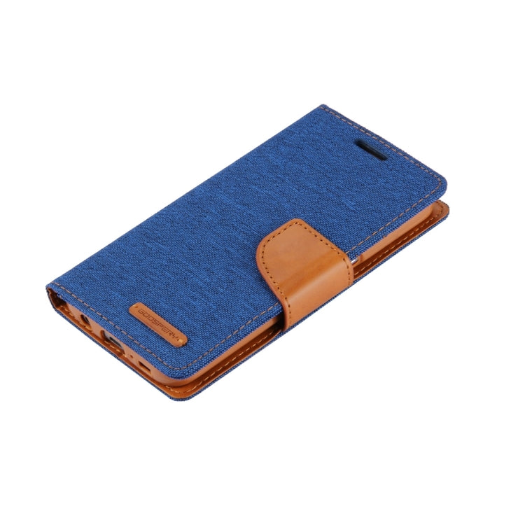 GOOSPERY CANVAS DIARY for Samsung Galaxy S7 Canvas Texture Horizontal Flip Leather Case with Card Slots & Wallet & Holder