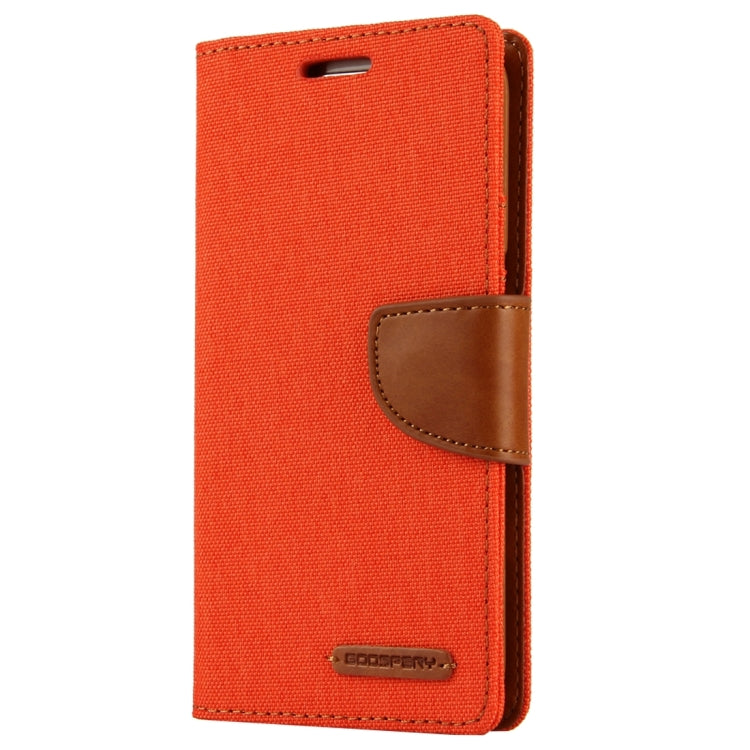 GOOSPERY CANVAS DIARY for Samsung Galaxy S7 Canvas Texture Horizontal Flip Leather Case with Card Slots & Wallet & Holder