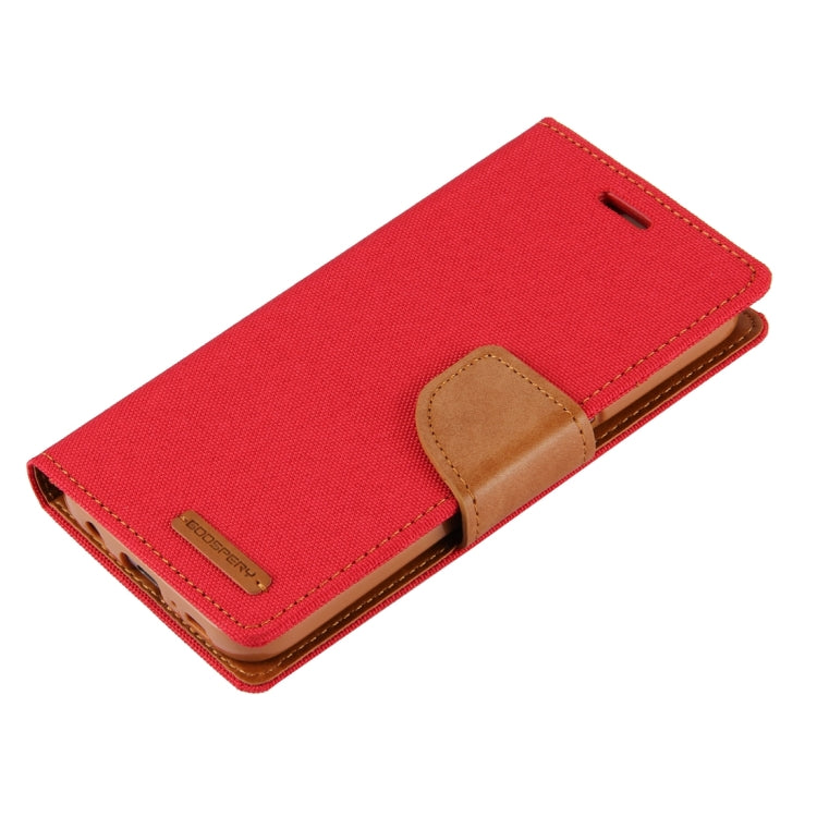 GOOSPERY CANVAS DIARY for Samsung Galaxy S7 Canvas Texture Horizontal Flip Leather Case with Card Slots & Wallet & Holder