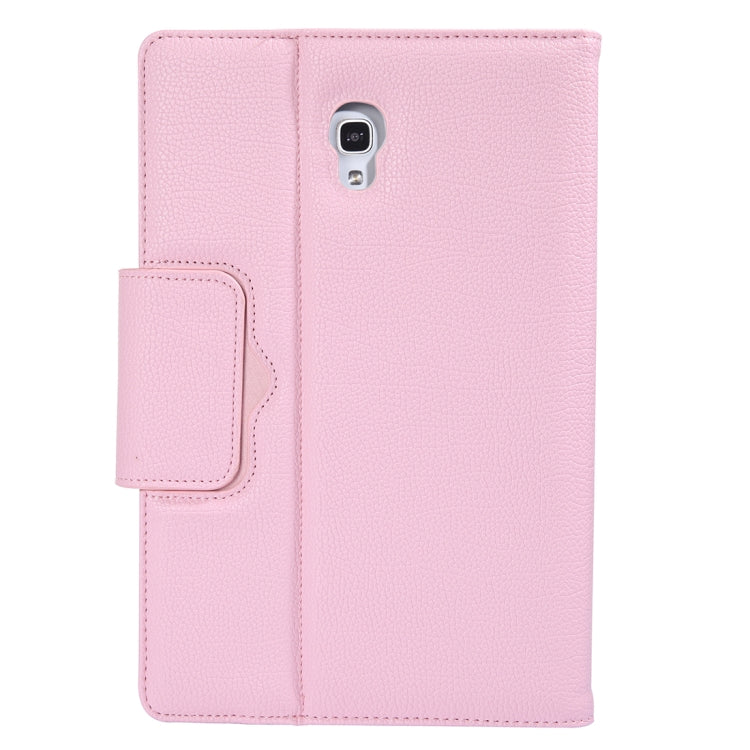 SA590 Bluetooth 3.0 Litchi Texture Detachable Bluetooth Keyboard Leather Tablet Case for Samsung Galaxy Tab A 10.5 inch T590 / T595, with Holder