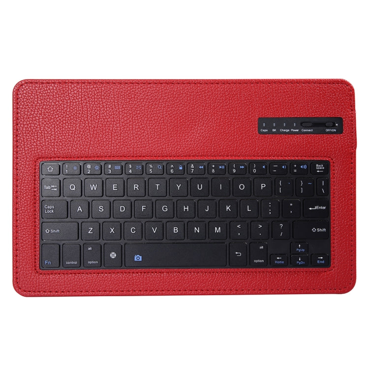 SA590 Bluetooth 3.0 Litchi Texture Detachable Bluetooth Keyboard Leather Tablet Case for Samsung Galaxy Tab A 10.5 inch T590 / T595, with Holder