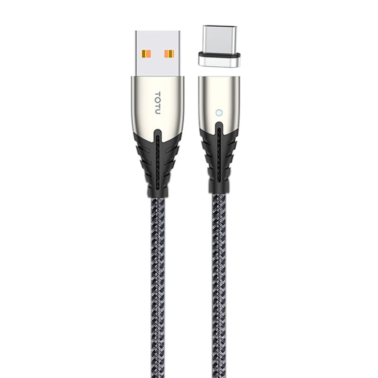 TOTUDESIGN BTA-029 Thunder Series Type-C / USB-C Automatic Adsorption Magnectic Charging Cable, Length: 1.2m