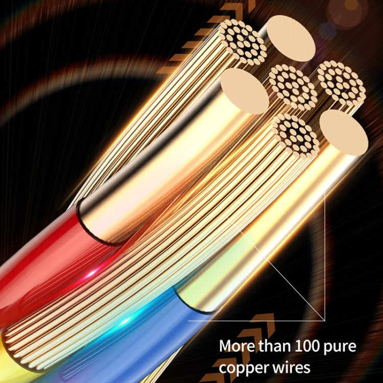 TOTUDESIGN BTA-029 Thunder Series Type-C / USB-C Automatic Adsorption Magnectic Charging Cable, Length: 1.2m