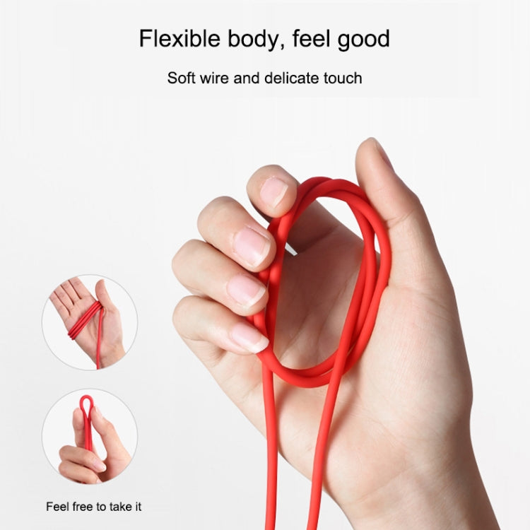 TOTUDESIGN BTA-028 Soft Series 3A Type-C / USB-C Silicone Charging Cable, Length: 1m