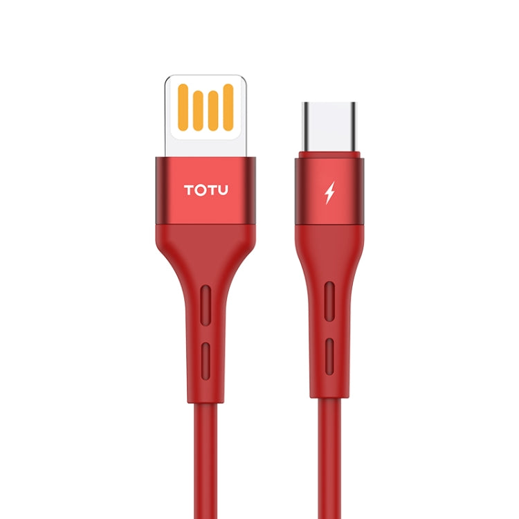TOTUDESIGN BTA-028 Soft Series 3A Type-C / USB-C Silicone Charging Cable, Length: 1m