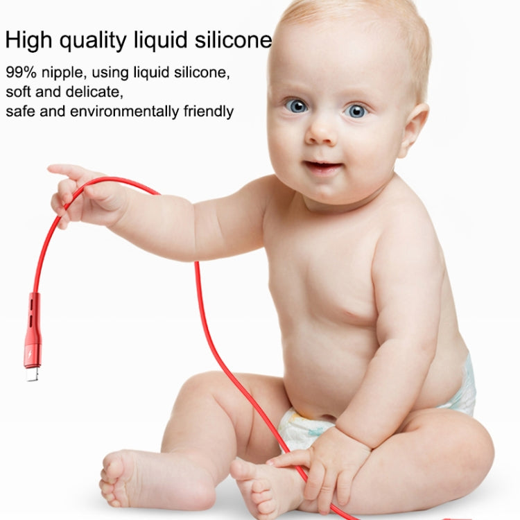 TOTUDESIGN BTA-028 Soft Series 3A Type-C / USB-C Silicone Charging Cable, Length: 1m