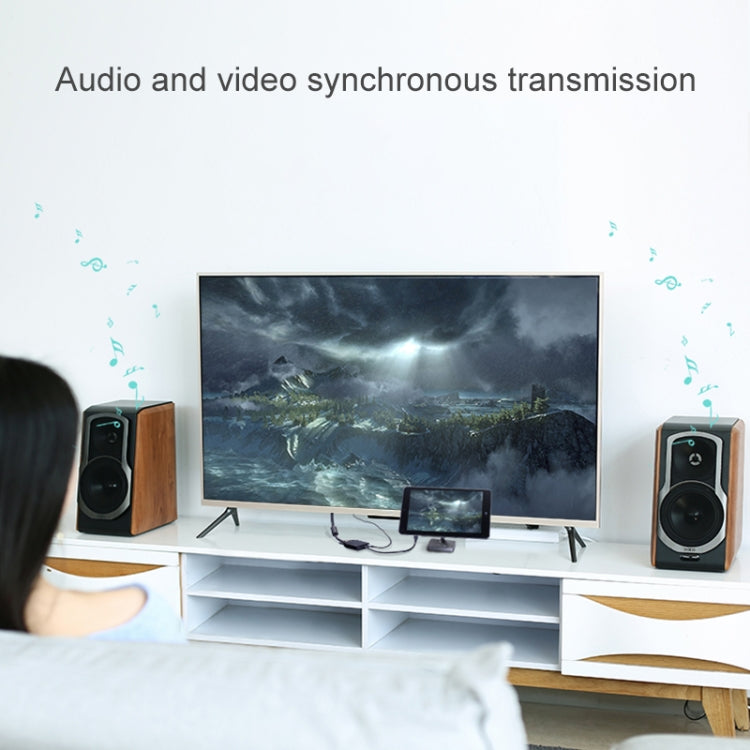 V178B USB-C / Type-C to USB 3.0 x 3 + USB-C / Type-C + HDMI + Audio Port + SD / TF Card Reader Multi-function HUB Adapter