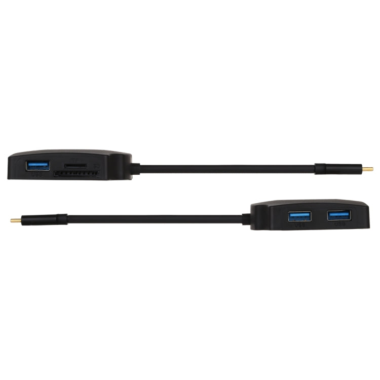 V178A USB-C / Type-C to USB 3.0 x 3 + USB-C / Type-C + HDMI + Audio Port + SD / TF Card Reader Multi-function HUB Adapter