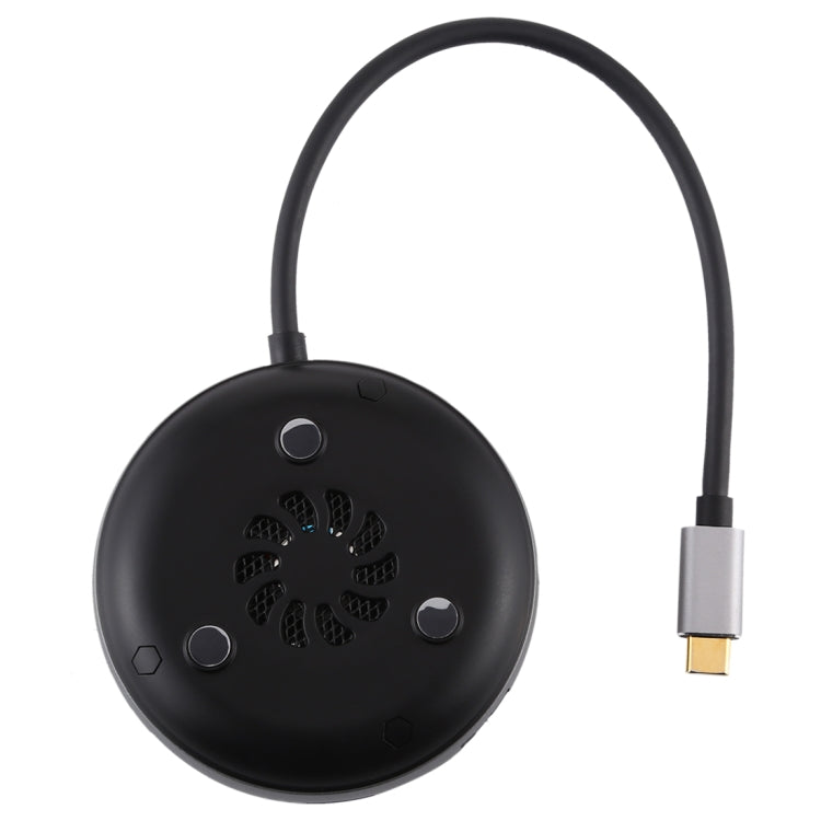 USB-C / Type-C to USB 3.0 x 3 + USB-C / Type-C + HDMI + RJ45 + SD / TF Card Reader Multi-function HUB Adapter