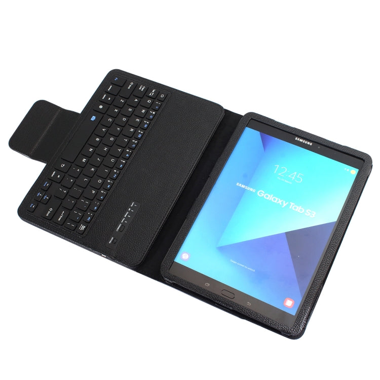 SA860 For Galaxy Tab S6 10.5 inch T860 / T865 Litchi Texture Detachable Bluetooth Keyboard Leather Tablet Case with Stand Function