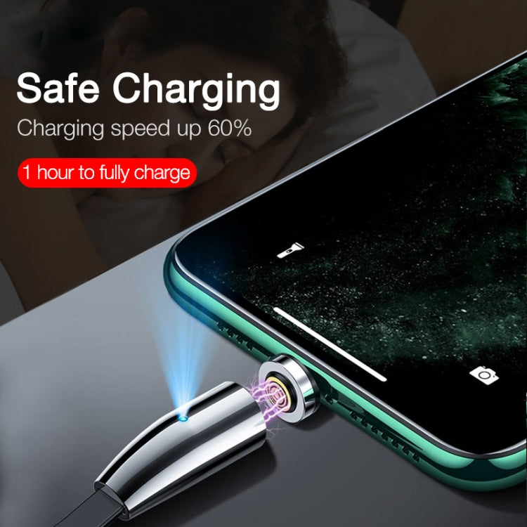 CAFELE Excellent Action Series USB to Micro USB Retractable Zinc Alloy Magnetic Adsorption Charging Data Cable, Length: 1m