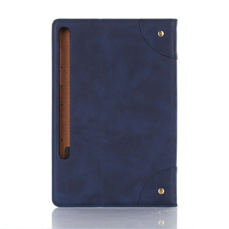For Galaxy Tab S6 T860 / T865 Retro Book Style Horizontal Flip Leather Case with Holder & Card Slots & Wallet