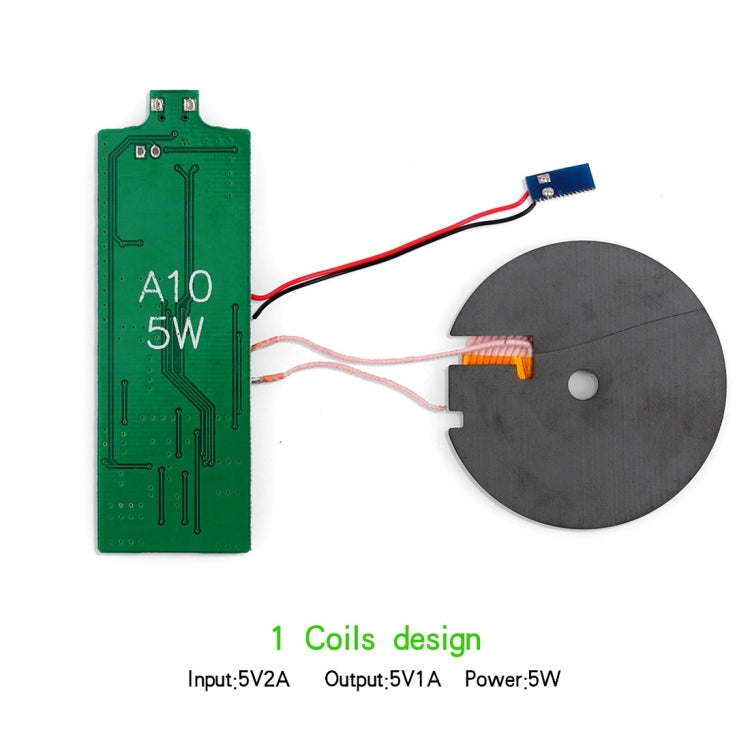 A10 5W Qi PCBA DIY Wireless Charger Sample Wireless Charging Circuit Board with Coil Wireless Charging Accessory, For iPhone 8 / 8 Plus / X & Galaxy S8+ / S8 / S6 / S7 edge / S7 / S6 edge / S6 edge + / Note 5