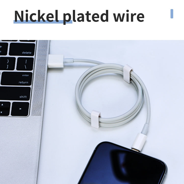 KIVEE KV-CT203 2A Micro to USB TPE Charging Data Cable, Length: 1m(White)