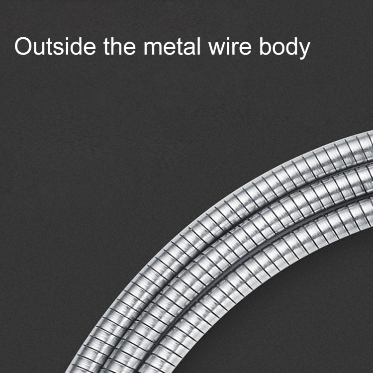 TOTUDESIGN 1m 2.1A Stainless Steel Type-C to USB Data Sync Quick Charger Cable, For Galaxy S7 & S7 Edge / LG G4 / Huawei P8 / Xiaomi Mi4 and other Smartphones(Black)