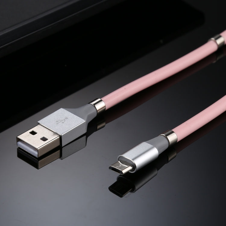 USB to Micro USB Luminous Magnetic Attraction Data Cable, Length: 1m