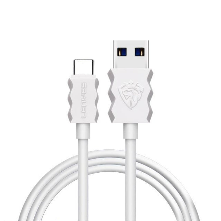 Lenyes LC807 1m 2.1A Output USB to USB-C / Type-C PVC Data Sync Fast Charging Cable