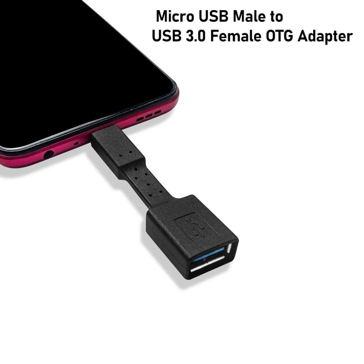 5 PCS Micro USB Male to USB 3.0 Female OTG Adapter