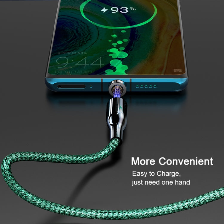 CAFELE Zhen Magnetic Series USB-C / Type-C Round Head Magnetic Suction Fast Charging Data Cable Line Length: 1.2m(Black)