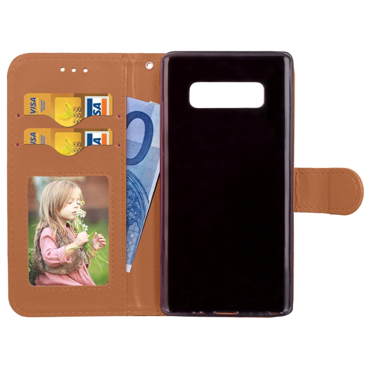 For Galaxy Note 8 Leopard Pattern Horizontal Flip Leather Case with Holder & Card Slots & Wallet & Photo Frame & Lanyard