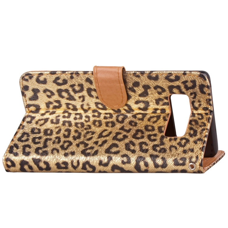 For Galaxy Note 8 Leopard Pattern Horizontal Flip Leather Case with Holder & Card Slots & Wallet & Photo Frame & Lanyard