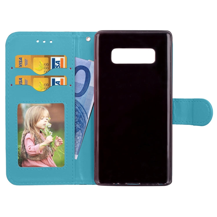 For Galaxy Note 8 Leopard Pattern Horizontal Flip Leather Case with Holder & Card Slots & Wallet & Photo Frame & Lanyard