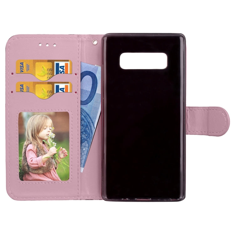 For Galaxy Note 8 Leopard Pattern Horizontal Flip Leather Case with Holder & Card Slots & Wallet & Photo Frame & Lanyard