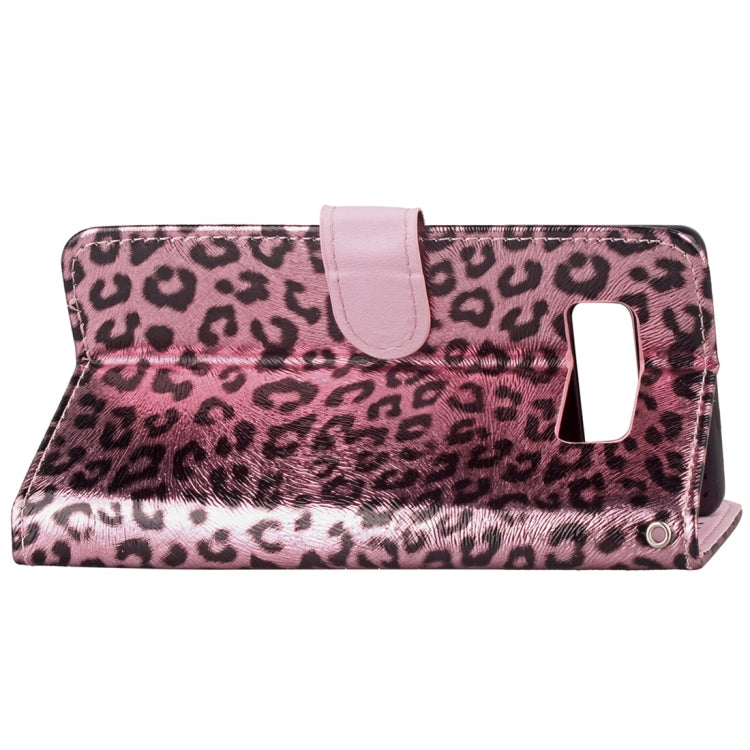 For Galaxy Note 8 Leopard Pattern Horizontal Flip Leather Case with Holder & Card Slots & Wallet & Photo Frame & Lanyard