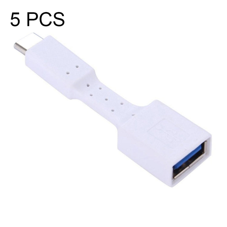 5 PCS USB-C / Type-C Male to USB 3.0 Female OTG Adapter