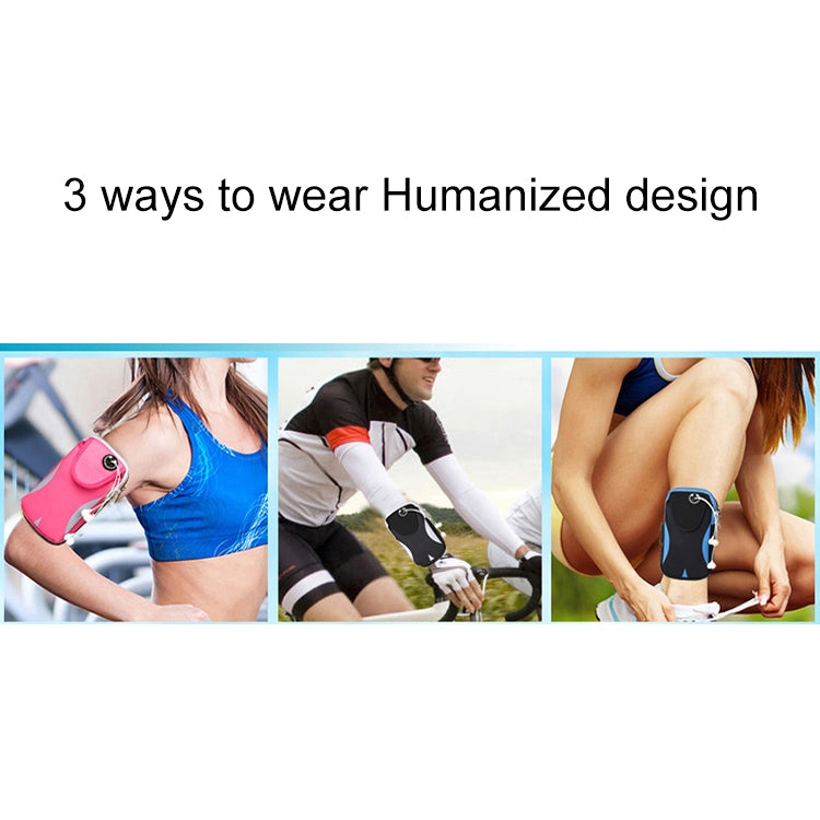 Multi-functional Sports Armband Waterproof Phone Bag for 5 Inch Screen Phone, Size: M