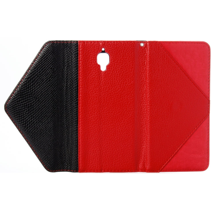 For OnePlus 3 Envelope Style Litchi Texture Horizontal Flip Leather Case with Magnetic Buckle & Holder & Card Slots & Photo frame & Wallet