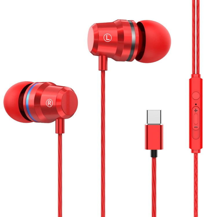 USB-C / Type-C Interface In Ear Wired Mega Bass Earphone with Mic