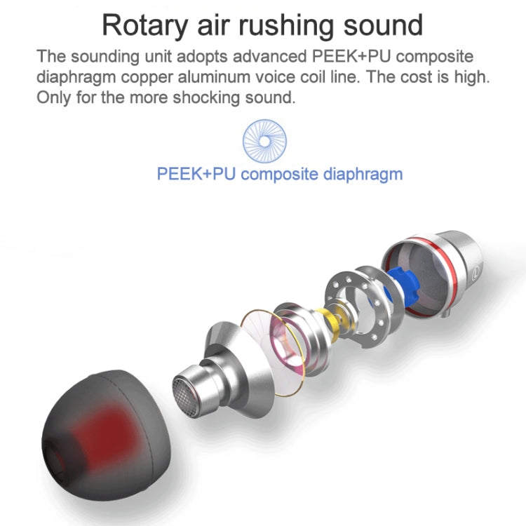 USB-C / Type-C Interface In Ear Wired Mega Bass Earphone with Mic
