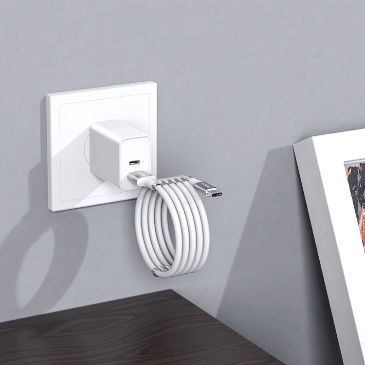 ROCK 2A Type-C / USB-C Silicone Magnetic Charging Data Cable, Length: 1.8m