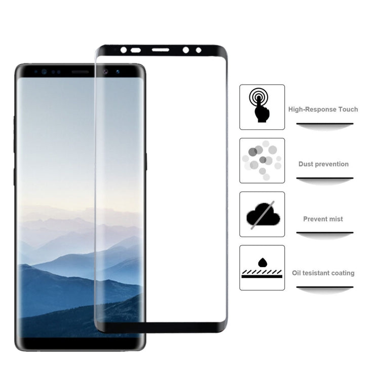 Ultra-thin HD PET Screen Protector Film for Galaxy Note 8(Black)