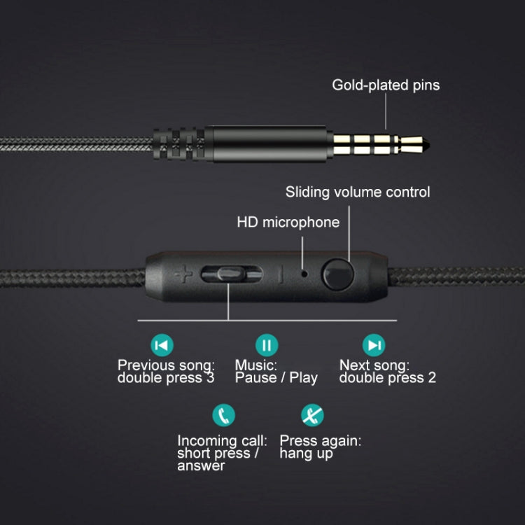 C60 Head-Mounted Foldable Telescopic Wired 4D Surround Subwoofer Headset HIFI Stereo Audio Foldable Earphone Headphones with Mic