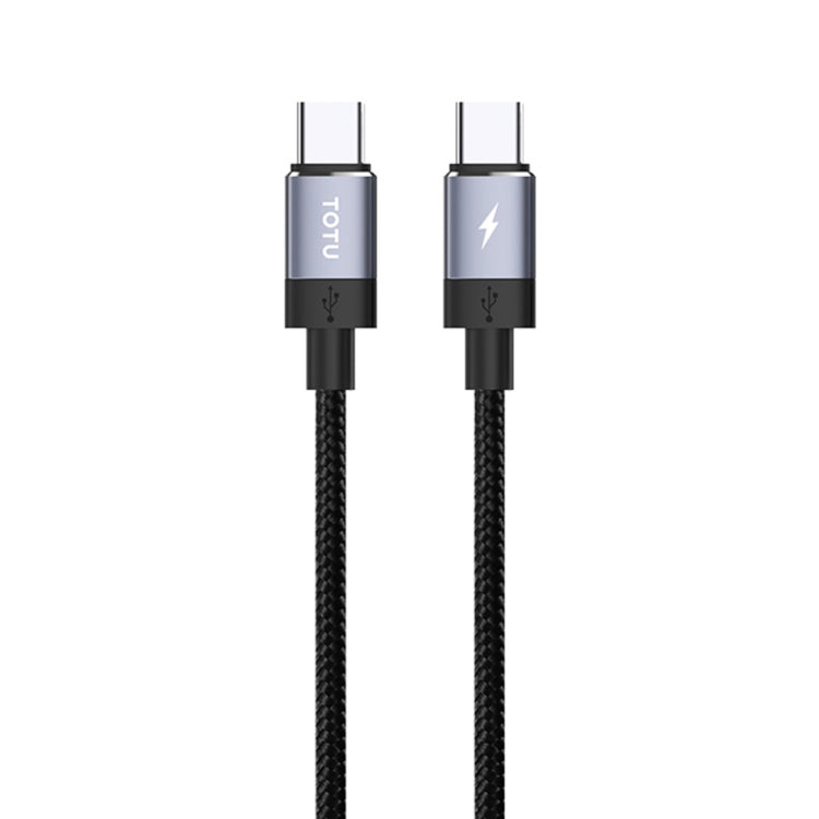 TOTU BT-004 Speedy Sereis 60W Max USB-C / Type-C to USB-C / Type-C Fast Charging Data Sync Cable, Length: 1m (Grey)