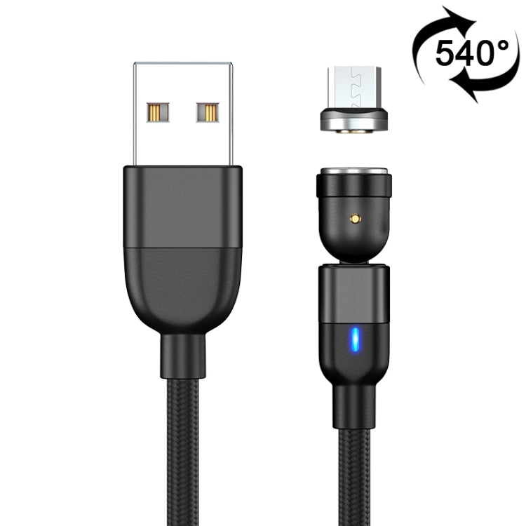 2m 3A Output USB to Micro USB 540 Degree Rotating Magnetic Data Sync Charging Cable