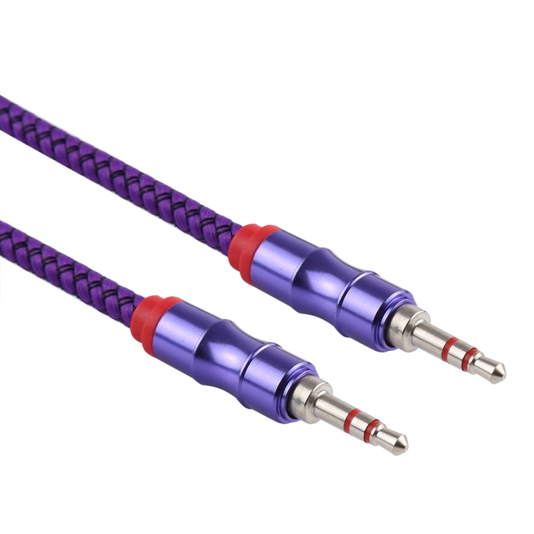 2m 3.5mm Jack Male to Male Nylon Weave AUX Cable
