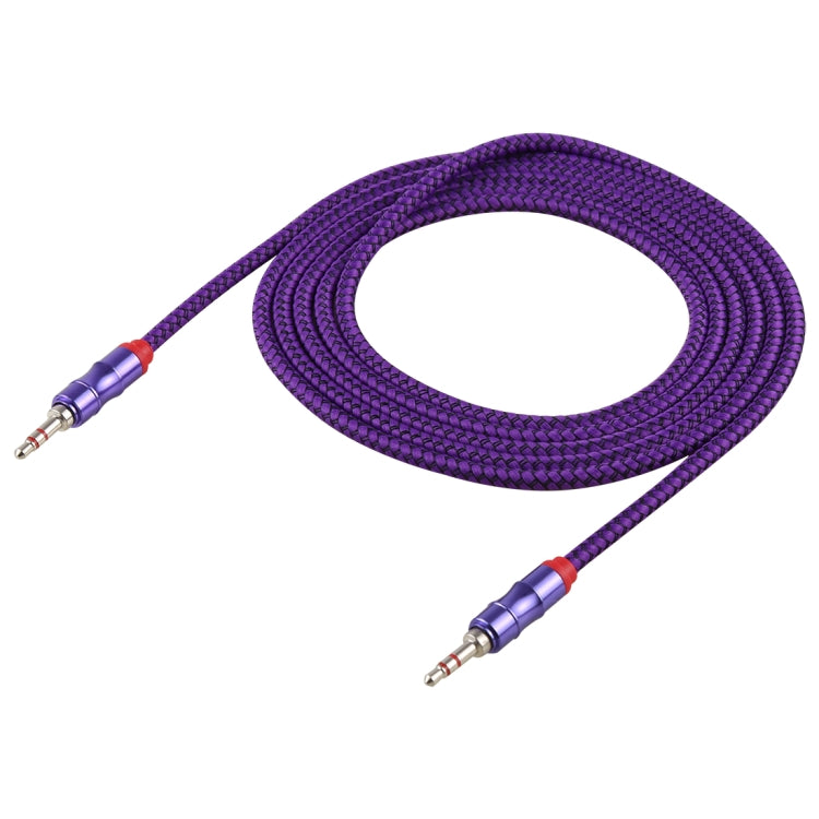 2m 3.5mm Jack Male to Male Nylon Weave AUX Cable