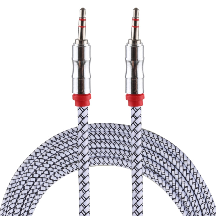 2m 3.5mm Jack Male to Male Nylon Weave AUX Cable