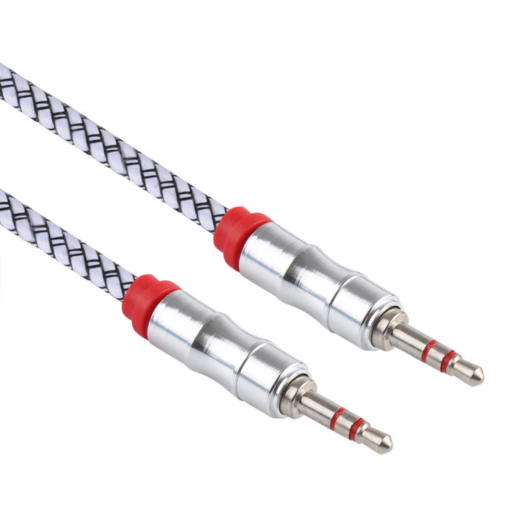 2m 3.5mm Jack Male to Male Nylon Weave AUX Cable