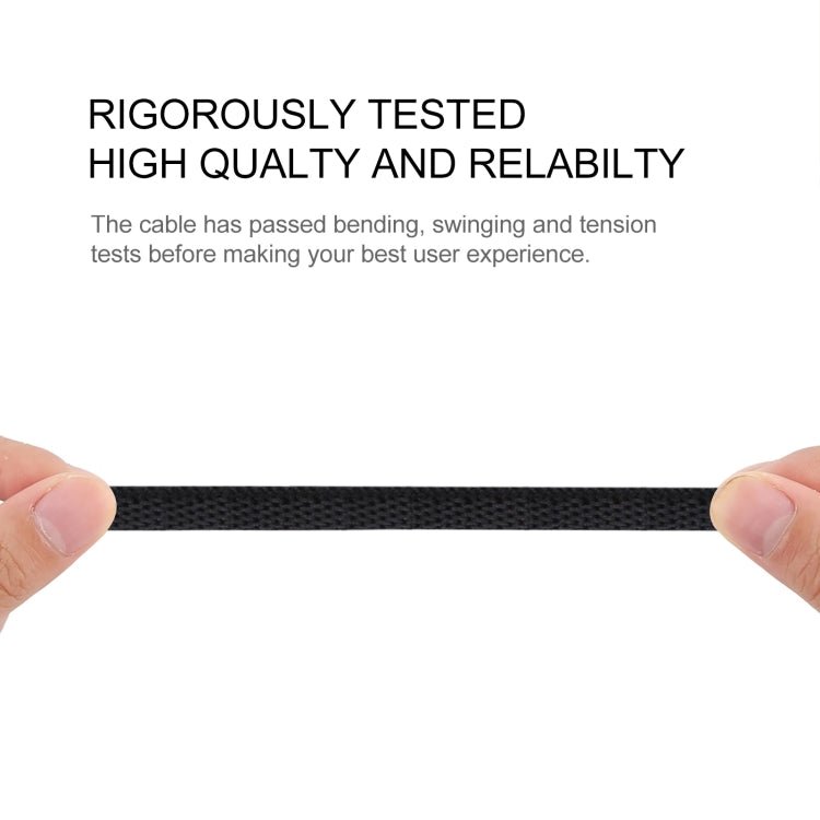 2A USB to Micro USB Braided Data Cable, Cable Length: 1m