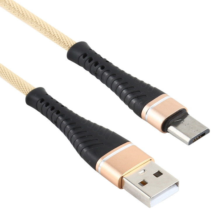 2A USB to Micro USB Braided Data Cable, Cable Length: 1m
