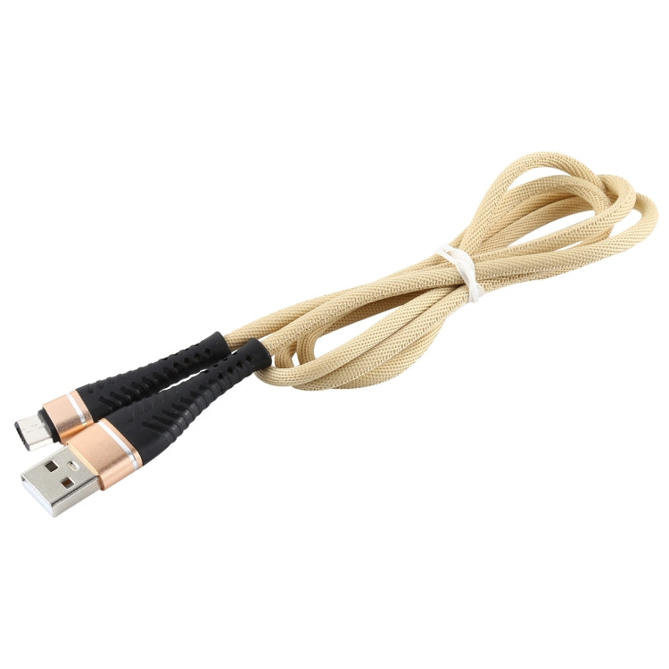 2A USB to Micro USB Braided Data Cable, Cable Length: 1m