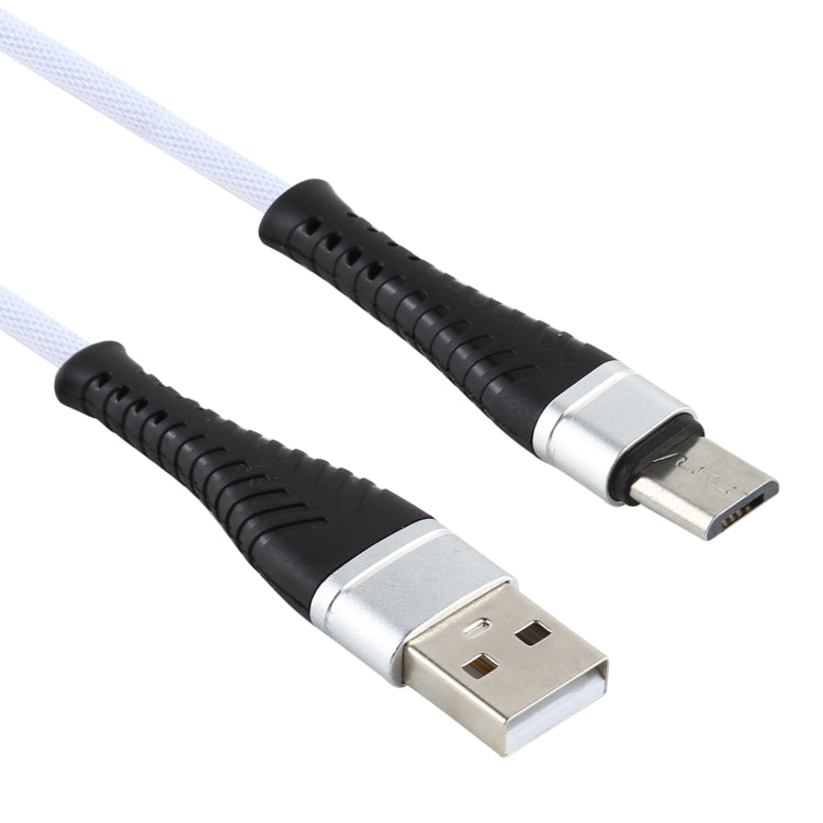 2A USB to Micro USB Braided Data Cable, Cable Length: 1m