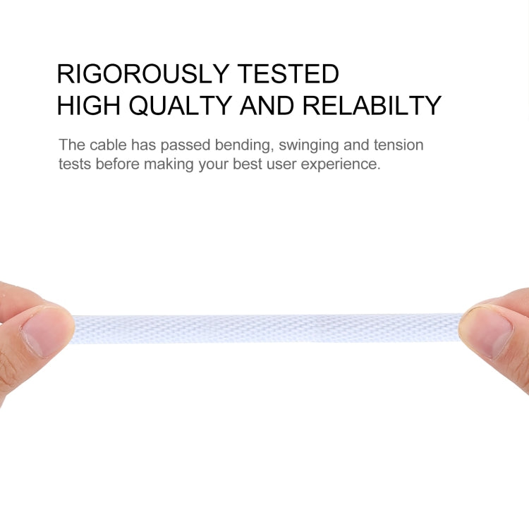 2A USB to Micro USB Braided Data Cable, Cable Length: 1m