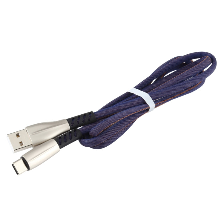 3A USB to USB-C / Type-C Shark Data Cable, Cable Length: 1m