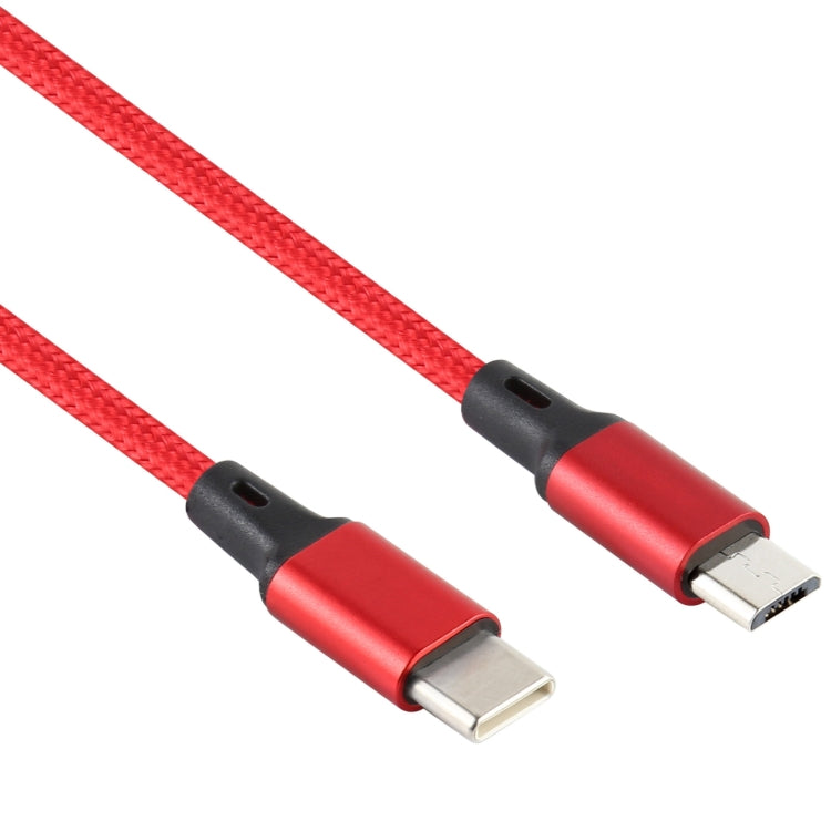 2A USB to Micro USB Braided Data Cable, Cable Length: 1m